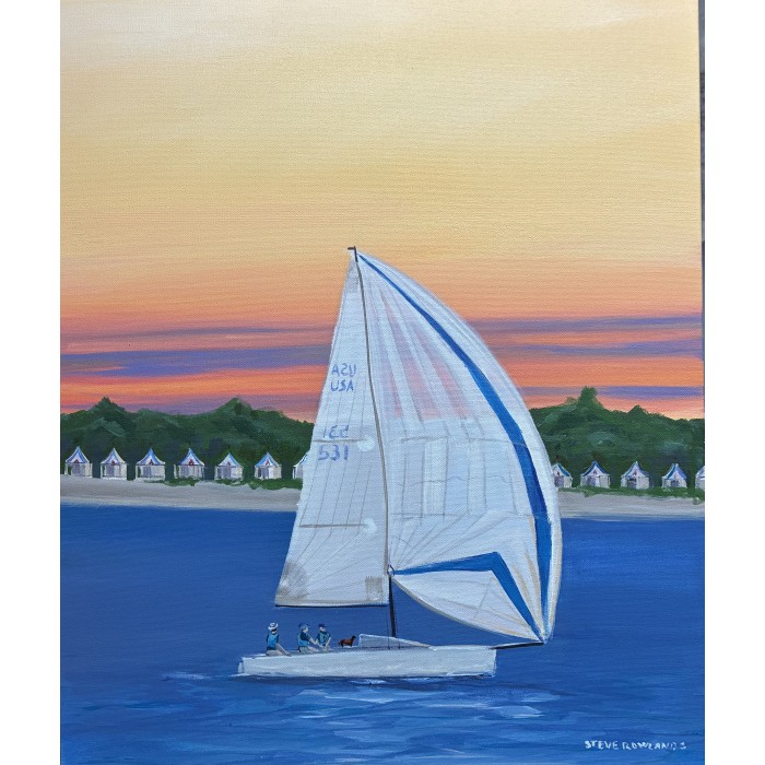 Sailing with father  on J-70 Nantucket memories 